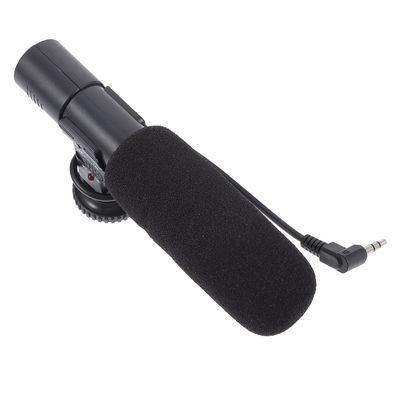 COHEALI High Sensitivity DSLR Camera Microphone with Back Pole Condenser for Digital Cameras for Photography Interview Recording Vlogging and Video Capture