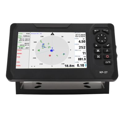 Jauarta 7in Marine Chart Plotter Color TFT LCD Screen IP66 Accurate Identification Boat Plotter Fish Finder for Ship