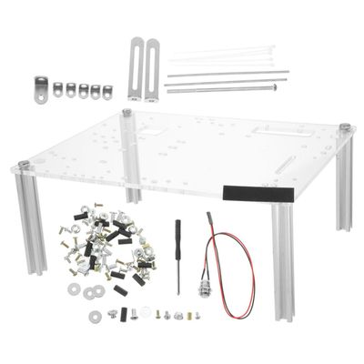 BESPORTBLE Open Frame PC Chassis Bracket for mATX Motherboards Stable and DIY Open Air Computer Case Single Hardware Showcase