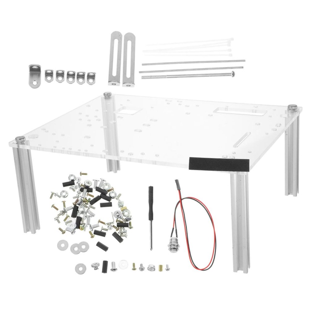 BESPORTBLE Open Frame PC Chassis Bracket for mATX Motherboards Stable and DIY Open Air Computer Case Single Hardware Showcase
