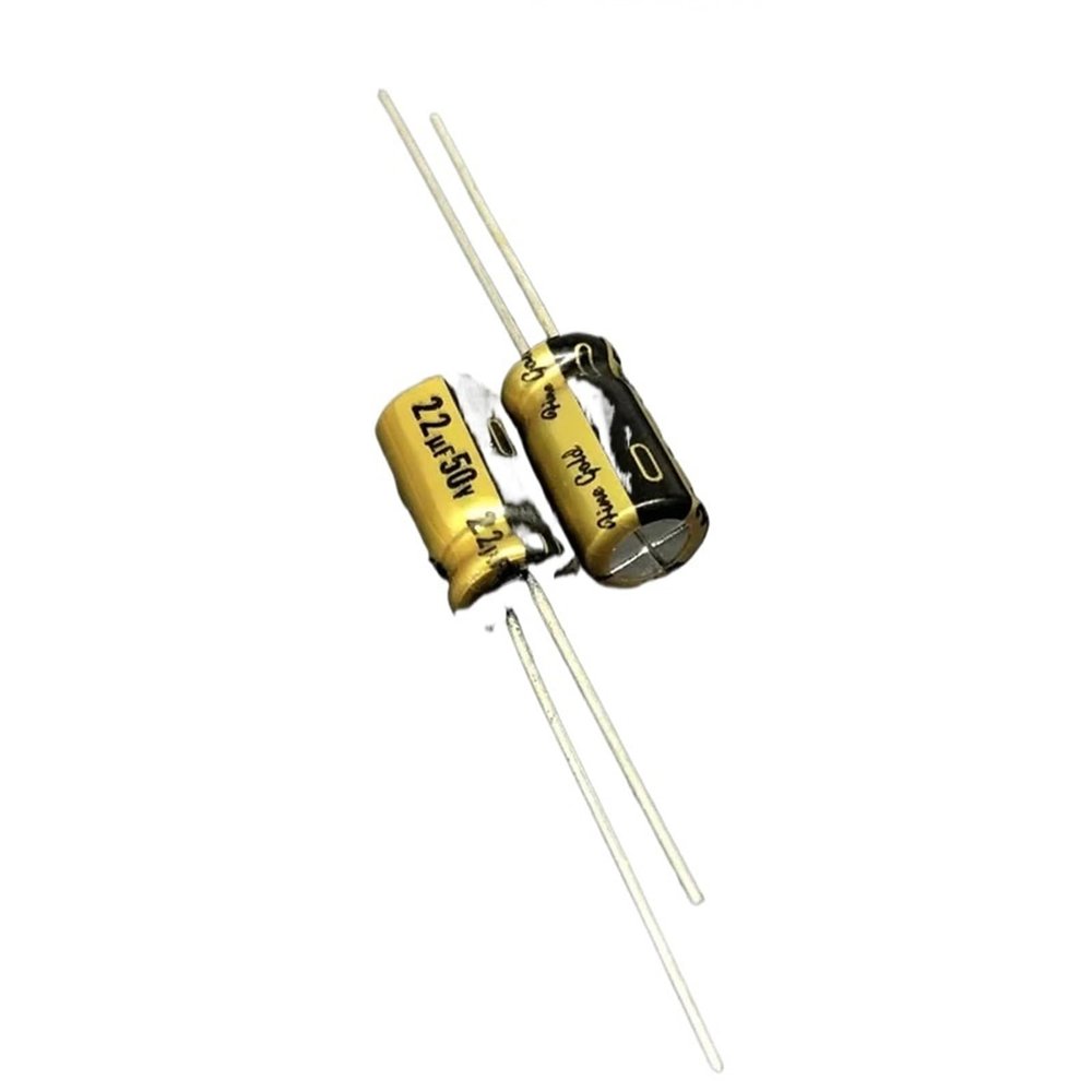 10Pcs/100Pcs 22uF 50V 6.3x11mm 50V22uF Top Grade Audio Electrolytic Capacitor(100Pcs)