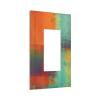 Abstract Art Pattern Single Rocker Wall Plate Switch Decorative Panel Electrical Socket Plate Suitable For Bathroom Kitchen Living Room Bedroom view 2