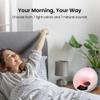 HOM Smart Sunrise Alarm Clock with Wake-Up Light & FM Radio - Digital Clock and Lamp with 7 Natural Sounds and 7 Light Colors - Easy Control via Amazon Alexa and Google Home view 3
