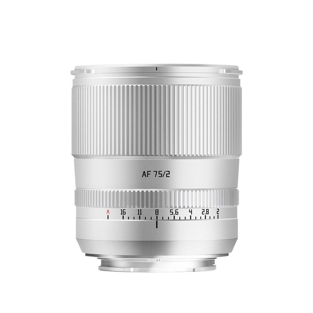 Compatible for Sony E 75mm F2 Full Frame Auto Focus Prime Lens X Z FE Z6II ZFC Z8 Z9 A7CII A7R a7m XT50(Silver,E Mount)