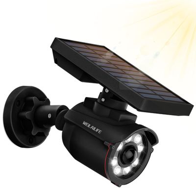 WEILAILIFE Solar Motion Sensor Light Outdoor Wireless Security Floodlight