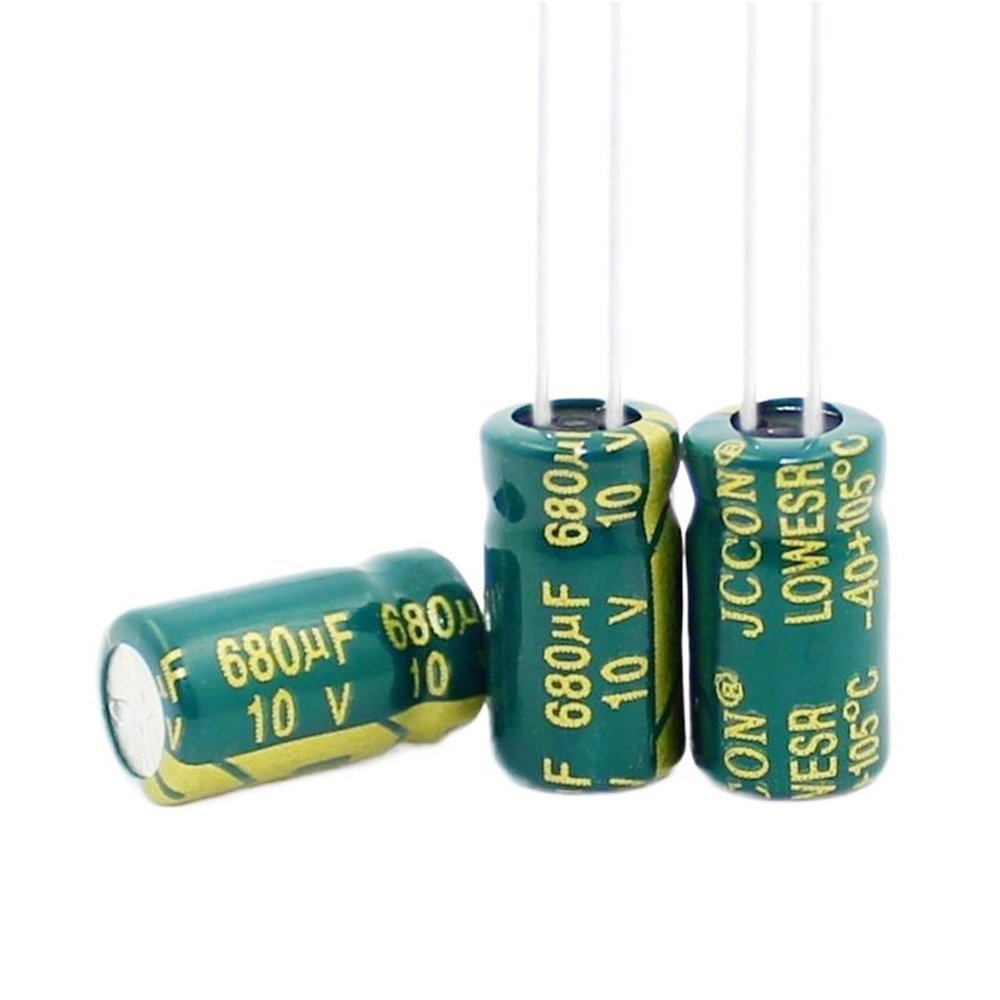 10v680uf 10v470uf 16v220uf 16v330uf 16v470uf 25v100uf 25v220uf 35v100uf 50v47uf 63v47uf 100v10uf 6X12 20PCS Capacitor(10v680uf 20PCS)