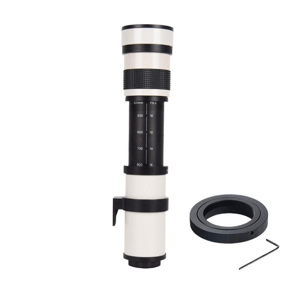 Compatible for Canon 420-800mm F8.3 Super Telephoto Lens for DSLR Cameras(E Mount)