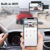 Dash Cam Front and Rear, 1080P Dual Dash Camera, WiFi & App Control, IR Night Vision, 170 Wide Angle, G-Sensor, Parking Mode, 24/7 Loop Recording, 64GB Micro SD Card Included  Black view 4