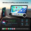 11.5" QLED Car Stereo for Dodge Grand Caravan (2011-2020) & Chrysler Town & Country Wireless CarPlay Android Auto Radio with Dual Physical Knobs,5G WiFi, 4G RAM+64GB ROM Android 13.0 view 4