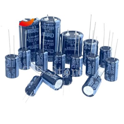 10V 16V 25V 35V 50V 63V 100V 200V 250V 400V Aluminum Electrolytic Capacitor 20% 100UF 470UF 680UF 1000UF 1500UF 2200UF 3300UF(50V1000UF 5PCS)