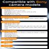 for Sony Camera Rechargeable Remote Shutter Release - Wireless Remote Control for Sony ZV-1/A6400/A6100/A6000/A7 IV/A7 III/FX3/FX30/FX2/RX100 VII/A7R V/A7 IV/A9 III/A1 II, No Disposable Batteries view 4