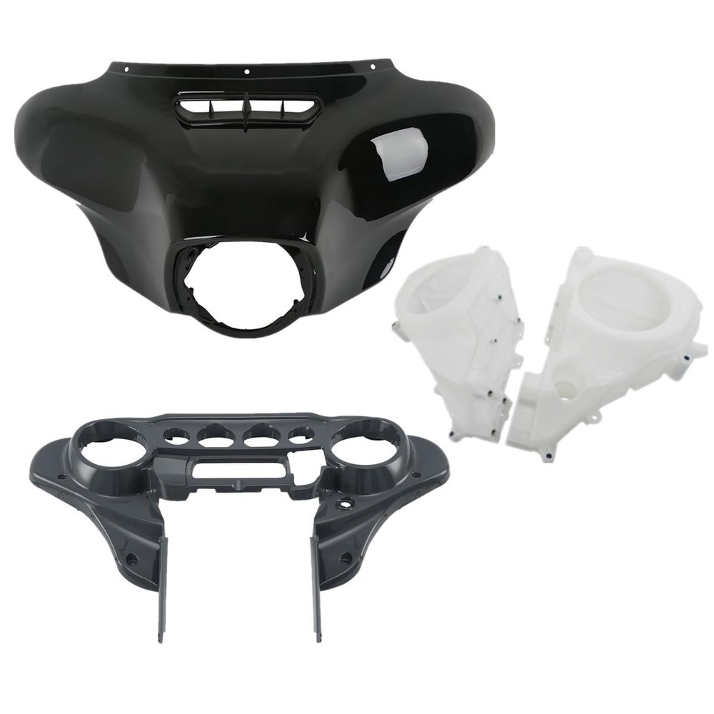 Batwing Inner Outer Fairing Speakers Cover For Harley for Electra Street Glide 14-Up