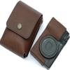 BMAOLLONGB GR IV Case, Handmade Genuine Real Leather Full Camera Case Bag Cover for Ricoh GR IV GR4 Bottom Opening Version (Coffee) view 1
