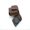 BMAOLLONGB GR IV Case, Handmade Genuine Real Leather Full Camera Case Bag Cover for Ricoh GR IV GR4 Bottom Opening Version (Coffee) view 2
