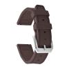20mm 21mm 22mm Heavy Duty Fluoroelastomer Watch Bands Deployment Buckle Waterproof Raplcement FKM Rubber Straps for(Brown,21mm) view 1