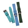 20mm 21mm 22mm Heavy Duty Fluoroelastomer Watch Bands Deployment Buckle Waterproof Raplcement FKM Rubber Straps for(Brown,21mm) view 2