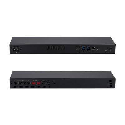 Qotom 4X 2.5G LAN 2X 10G LAN Mini Router Q10932H6 with Core i3 N305,16G RAM 512G M.2 SSD 1U Mini Server