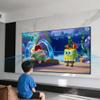 60-Inch Fixed-Frame Projector Screen, 16:9 8K 4K Ultra HD 3D Ready, Wall Mount Thin Cinema Screen for Indoor Home Theaters, Offices view 3
