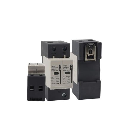 2P 10-20/20-40/30-60KA DC SPD Surge Protector Device 500/600/800/1000V Voltage Protector Solar PV Lightning Arrester Low-Voltage(1000V,30-60KA)
