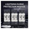 2P 10-20/20-40/30-60KA DC SPD Surge Protector Device 500/600/800/1000V Voltage Protector Solar PV Lightning Arrester Low-Voltage(1000V,30-60KA) view 2