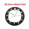 30.5mm Watch Dial Pointers Set Transparent Green Luminous Dial Watch Face+Hands Fit For NH35 Movement(Black) view 2