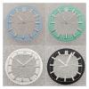 30.5mm Watch Dial Pointers Set Transparent Green Luminous Dial Watch Face+Hands Fit For NH35 Movement(Black) view 3