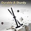 100Pcs Nylon Universal Cable Tie Buckle, Heavy Duty Self-Locking Nylon Zip Ties Holder, Multipurpose Plastic Cable Ties Tool for Car Daily Repair view 2