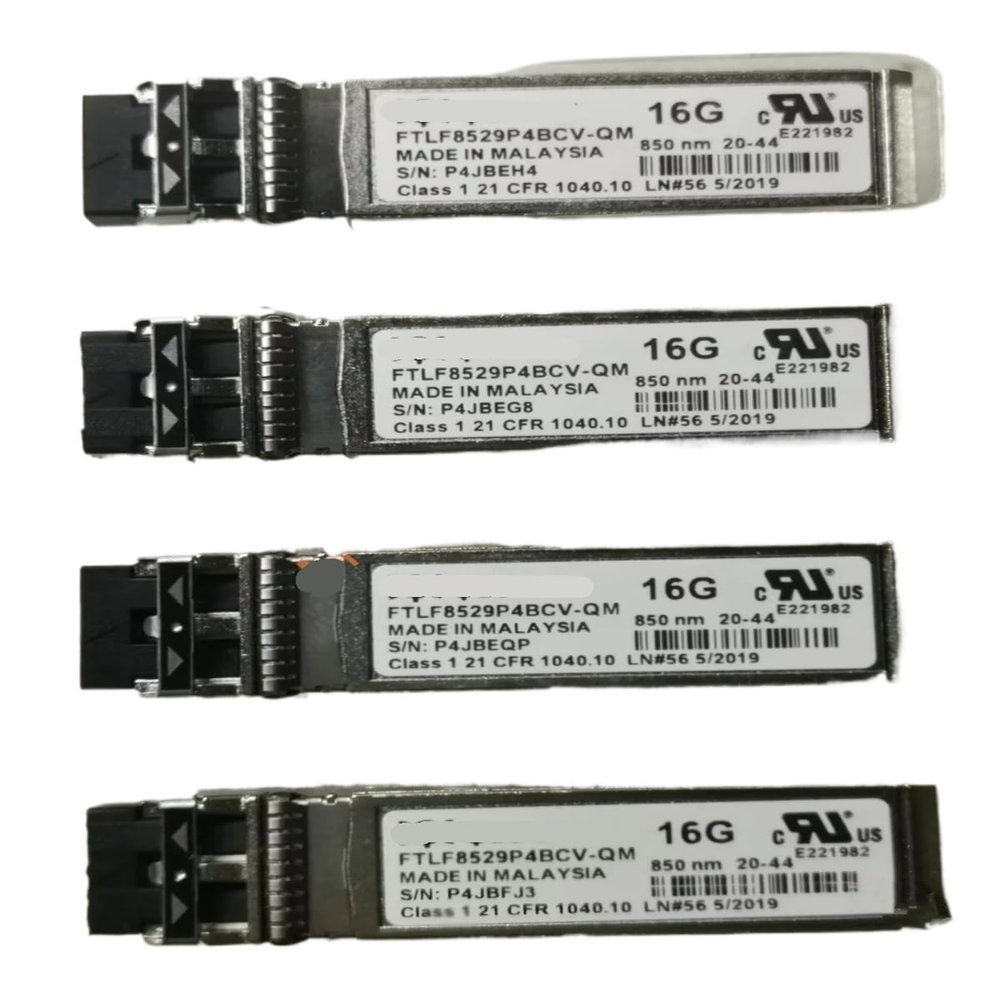 1pc 16g Fiber FTLF8529P4BCV-QM 332-00351+A1 16GB 850NM 100M SR LC-LC sfp Fiber transceiver