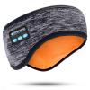 Bluetooth Headband Headphones Double-Layer Ear Warmer for Men Women Winter Cold Weather Wireless Music Thick Fleece Lined Ear Muffs Outdoor Sports Running Cycling (Gray) view 1
