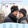 Bluetooth Headband Headphones Double-Layer Ear Warmer for Men Women Winter Cold Weather Wireless Music Thick Fleece Lined Ear Muffs Outdoor Sports Running Cycling (Gray) view 3