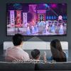 72-inch 16:9 Aluminum Frame Projector Screen, Wall-Mounted Movie Screen, 3D/4K/8K HD Display for Movies Or Presentations view 3