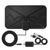TV Digital Antenna HDTV Indoor DVB-T Amplified Antennas Arial Freeview for Local Channels Black view 1