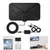 TV Digital Antenna HDTV Indoor DVB-T Amplified Antennas Arial Freeview for Local Channels Black view 3