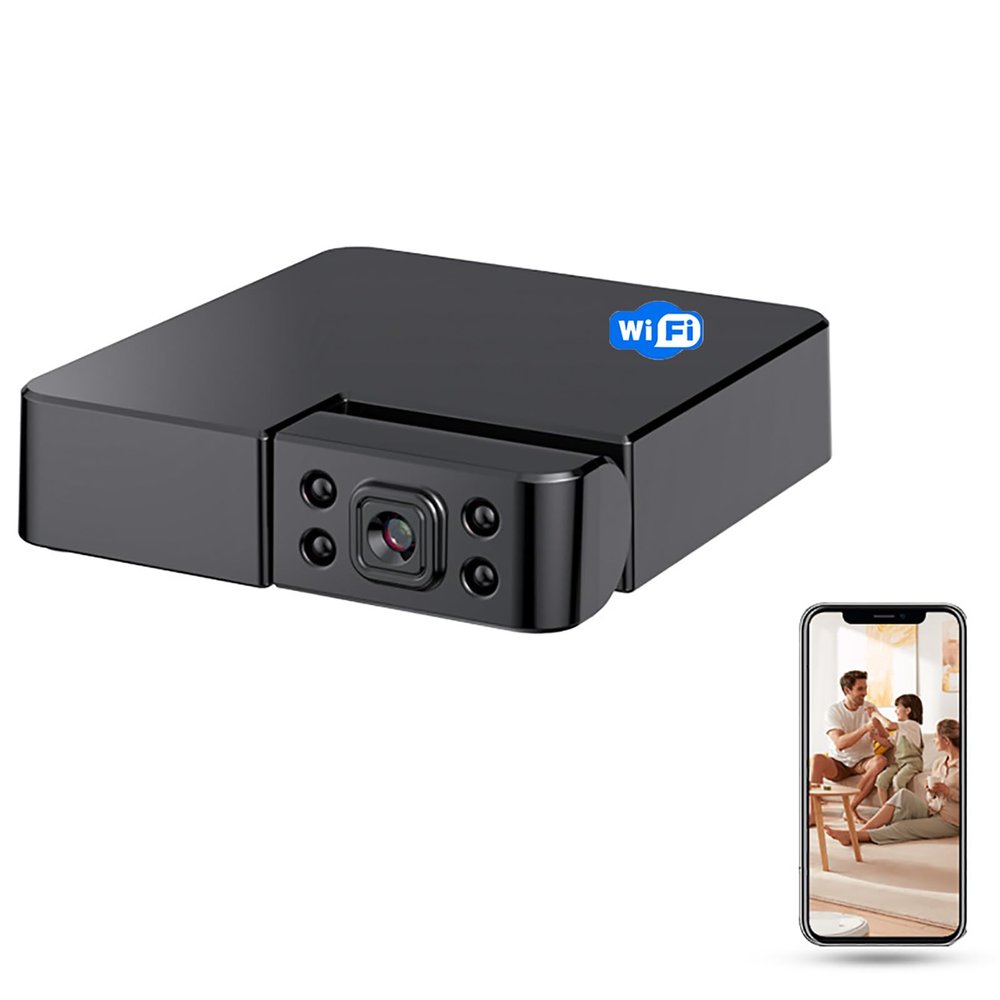 YuDiBYW Wireless WiFi Hidden Camera,HD1080P Video Recording Camera,Nanny Cam,Pet Baby Monitor with Night Vision Hotspot Remote Monitor