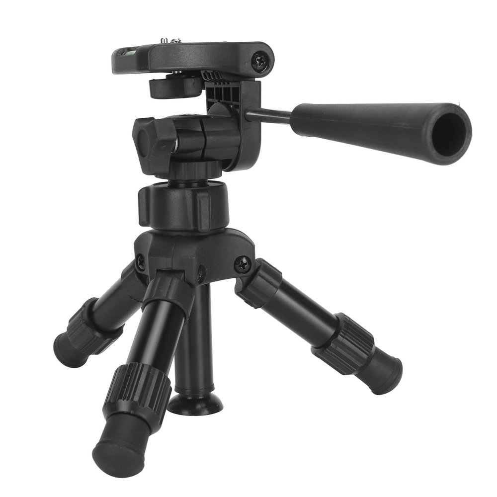 SUNGOOYUE Desktop Mini Tripod, Metal and ABS Construction, 360 Degree Rotation, Storage Case Plate, Compatible with DSLR Cameras, Includes Storage Bag