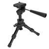SUNGOOYUE Desktop Mini Tripod, Metal and ABS Construction, 360 Degree Rotation, Storage Case Plate, Compatible with DSLR Cameras, Includes Storage Bag view 2