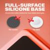 Glass Gaming Mouse Pad Large 19.3 x 16.5 inch  Tempered Hard Mousepad with Full Silicone Base Glasspad for FPS Gaming, Zero Friction, XL, Black view 3