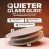 Glass Gaming Mouse Pad Large 19.3 x 16.5 inch  Tempered Hard Mousepad with Full Silicone Base Glasspad for FPS Gaming, Zero Friction, XL, Black view 4