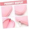 NOLITOY Portable E-Reader Protective Sleeve Secure Zipper Closure Dirtproof and Splashproof E-Reader Bag Stylish Pink Travel Cover for Ebook Readers view 4