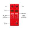 2P DC SPD Surge Protector Lightning Low-Voltage Arrester Device 20KA-40KA 500/600/800/1000V Home Protective Electrical Equipment(800V) view 2