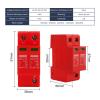 2P DC SPD Surge Protector Lightning Low-Voltage Arrester Device 20KA-40KA 500/600/800/1000V Home Protective Electrical Equipment(800V) view 4