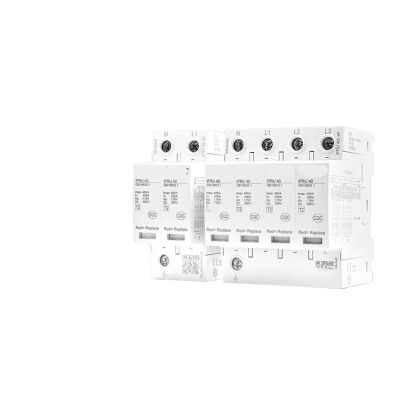Surge Protector 4P 20KA 40KA 65KA Arrester Surge Protection Device Lightning Arrester(4P(3P N),120kA)