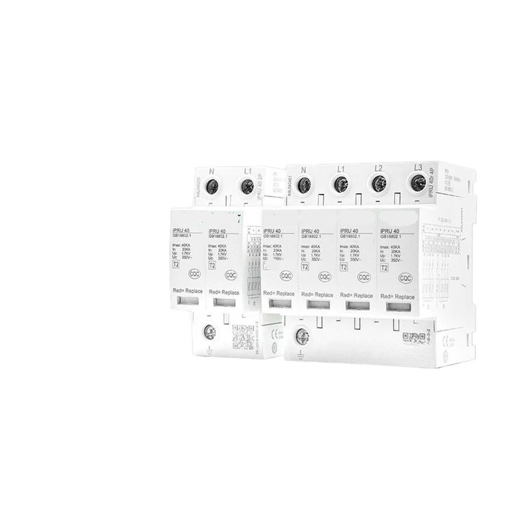 Surge Protector 4P 20KA 40KA 65KA Arrester Surge Protection Device Lightning Arrester(4P(3P N),120kA)