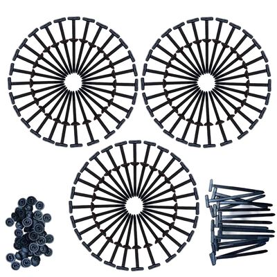 2025 NEW Nylon Cable Tie Buckle, Nylon Universal Cable Tie Buckle Pin and Button Zip Ties Self-Locking Fixed Cables Wire Fastening Straps, Multifunctional Zipties for Car Daily Repair Clips (200pcs)