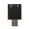 BESPORTBLE Aluminum USB External Stereo Sound Adapter Drive Headphone and Microphone Jack for Laptop Desktop Gaming Music Playback view 1