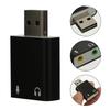 BESPORTBLE Aluminum USB External Stereo Sound Adapter Drive Headphone and Microphone Jack for Laptop Desktop Gaming Music Playback view 4