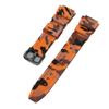 18mm Soft Rubber Sport Sweat-proof Watchband Fit for Casio W-218H/AE1200/1000W/1300/W-800H/216H/735H(Camouflage Orange) view 1