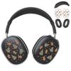 BlHMCASE Headphone Cover for AirPods Max, Cute Christmas Tree Gingerbread Man Clear Ear Cups Covers, Black Silicone Ear Pad Case Headband Cover for Apple AirPods Max view 1