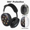 BlHMCASE Headphone Cover for AirPods Max, Cute Christmas Tree Gingerbread Man Clear Ear Cups Covers, Black Silicone Ear Pad Case Headband Cover for Apple AirPods Max view 3