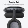BlHMCASE Headphone Cover for AirPods Max, Cute Christmas Tree Gingerbread Man Clear Ear Cups Covers, Black Silicone Ear Pad Case Headband Cover for Apple AirPods Max view 4